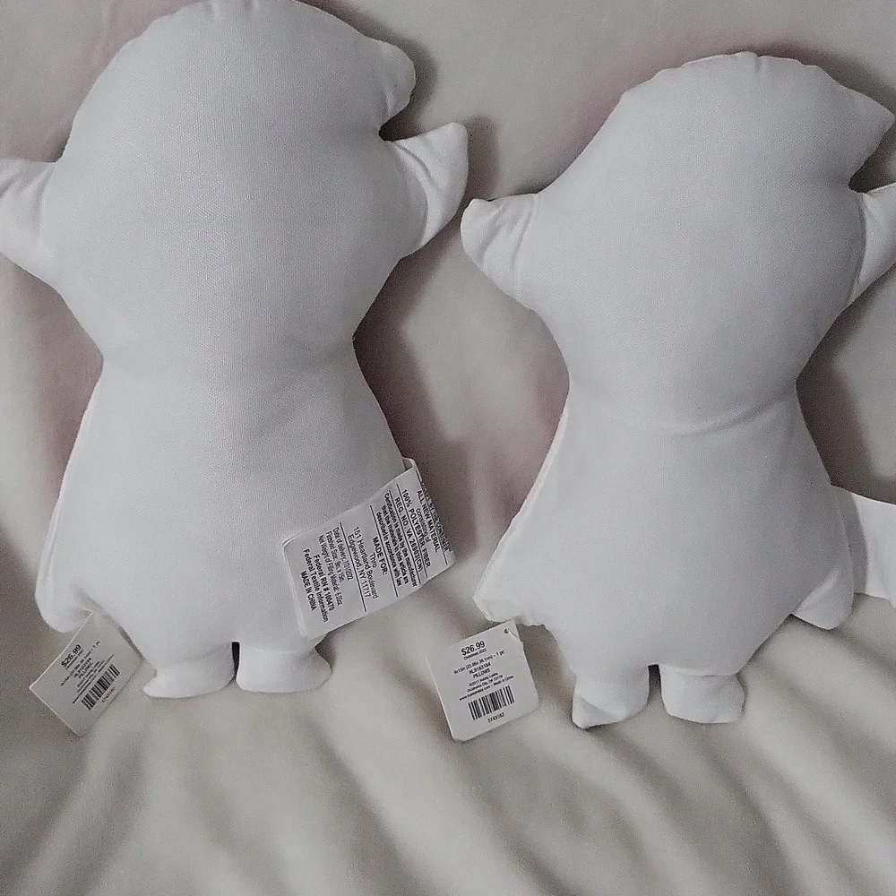 Set Of 2 Festive Elf Plush Pillows